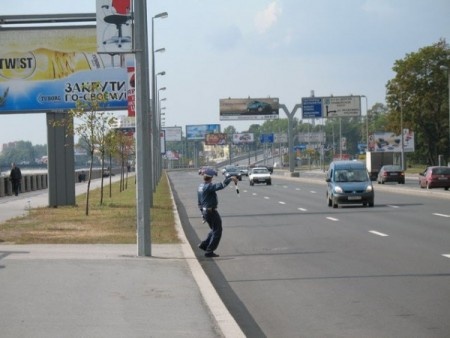 ГАИшник после дтп