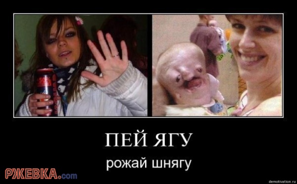 Пей ягу - рожай шнягу