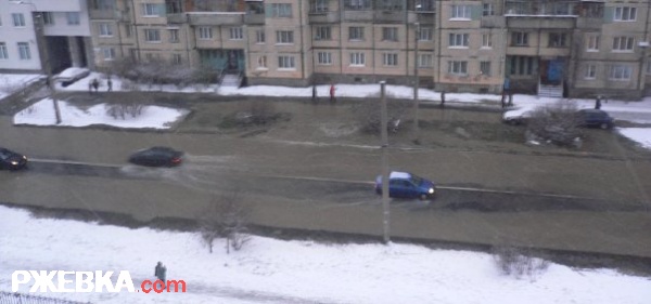 Прорыв трубы