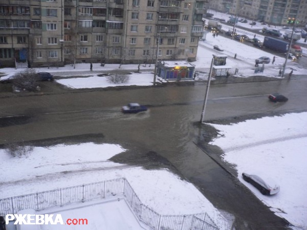 Прорыв трубы 4