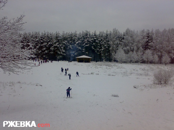 Катания на речке Лапка